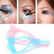 Eisoary Eyelash Guard Solid Anti-Fall Lightweight Makeup Mascara Guard Curler Applicator Comb for Female Blue
